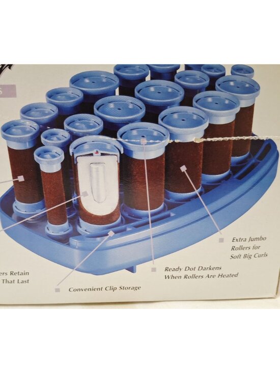 Remington Swing Setter Jumbo Heated Rollers Model VH-20 With Clips & Instruction main image 7